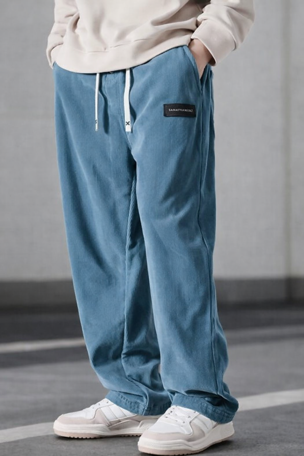 ComfortFit Stylish Corduroy Pants - Elena Harper