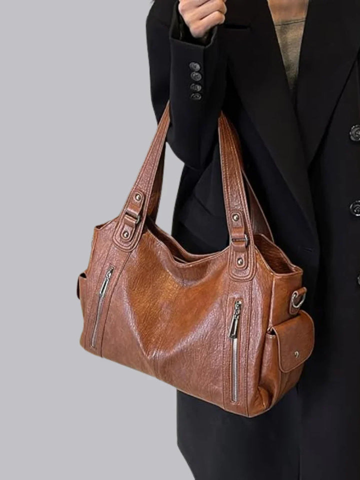 Asha Elegant and Practical Shoulder Bag, view 7 - Elena Harper