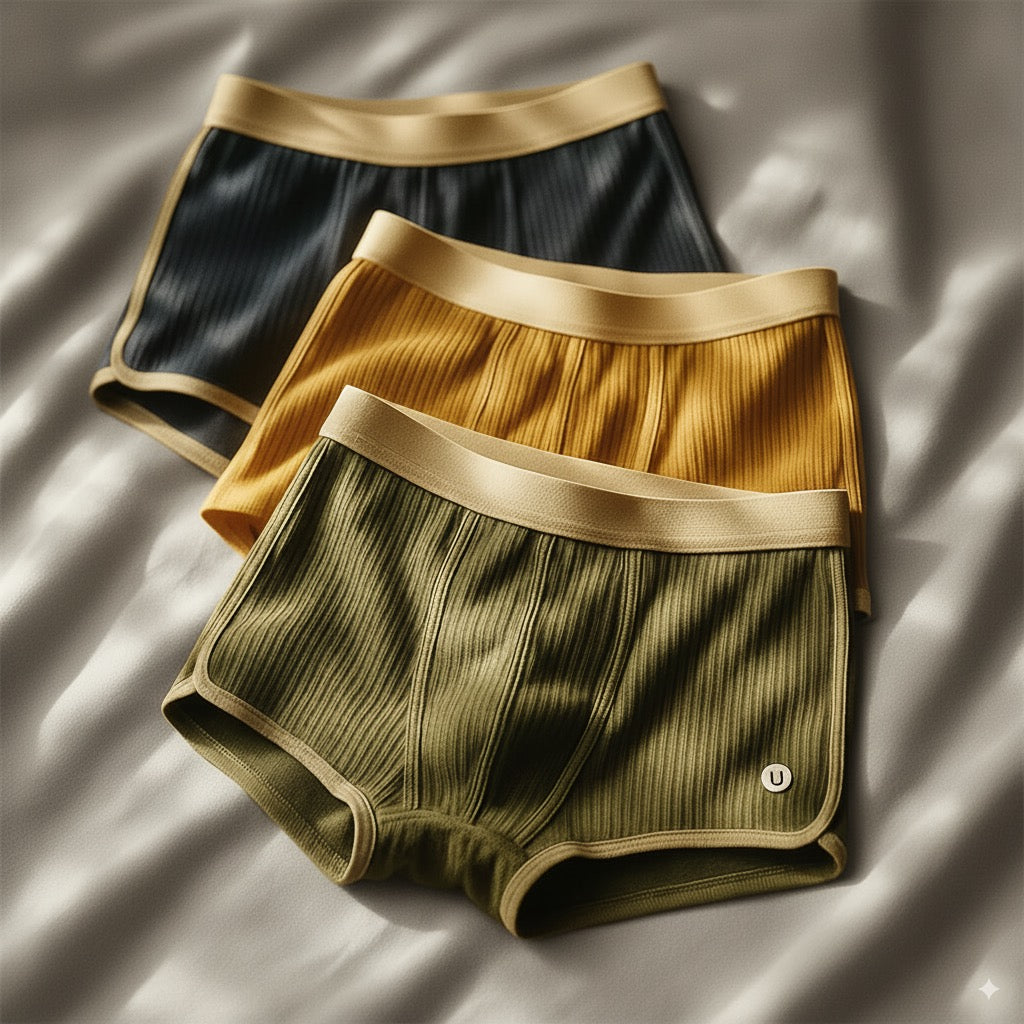 ELENA HARPER™  |  ORGANIC COTTON BOXERS FOR MEN (pack of 3)