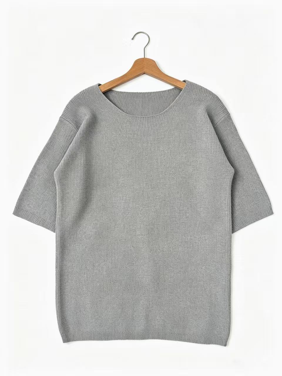 LAURENT MONACO | COLLARLESS KNIT SWEATER FOR MEN