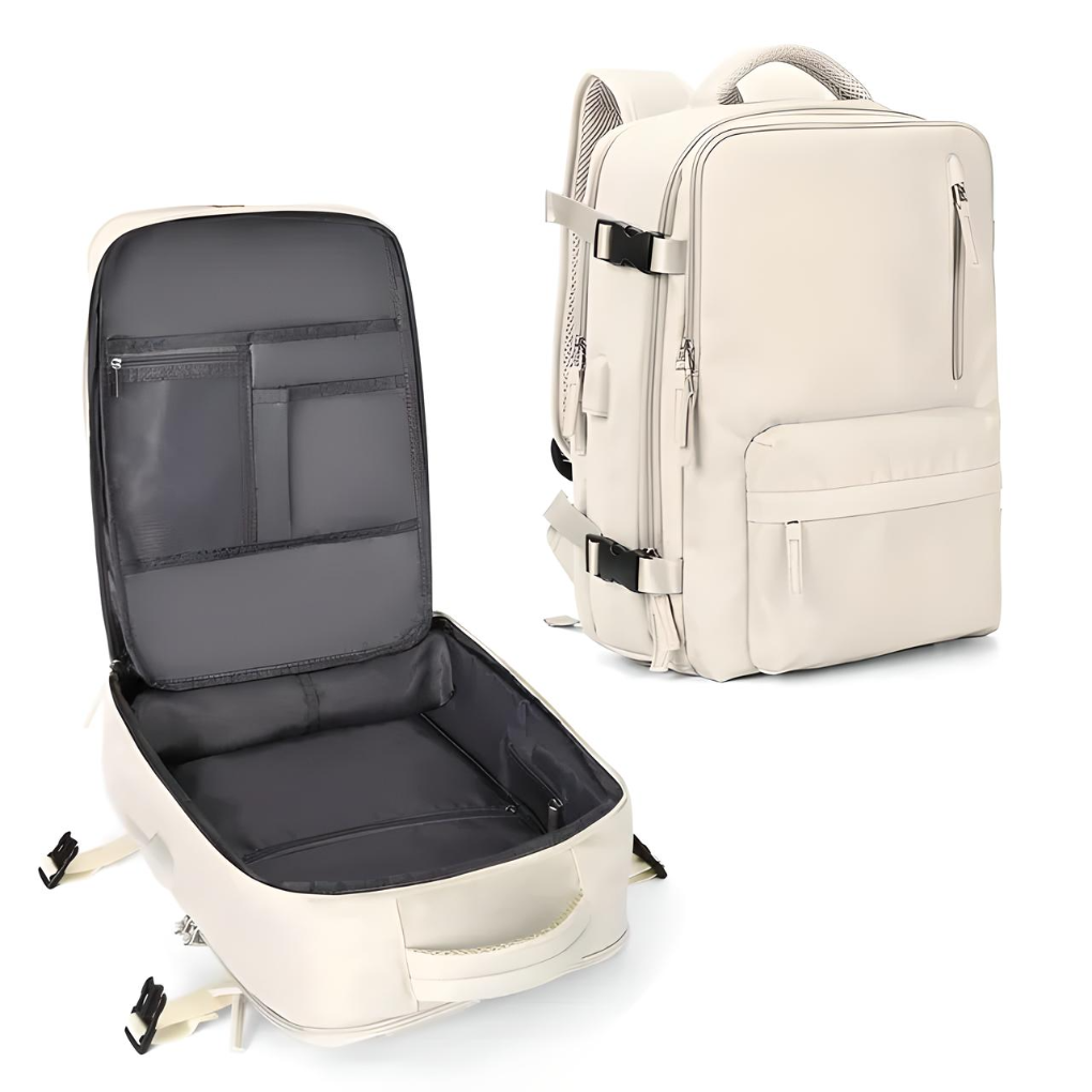 Explorer Expandable Carry-On Backpack, view 7 - Elena Harper