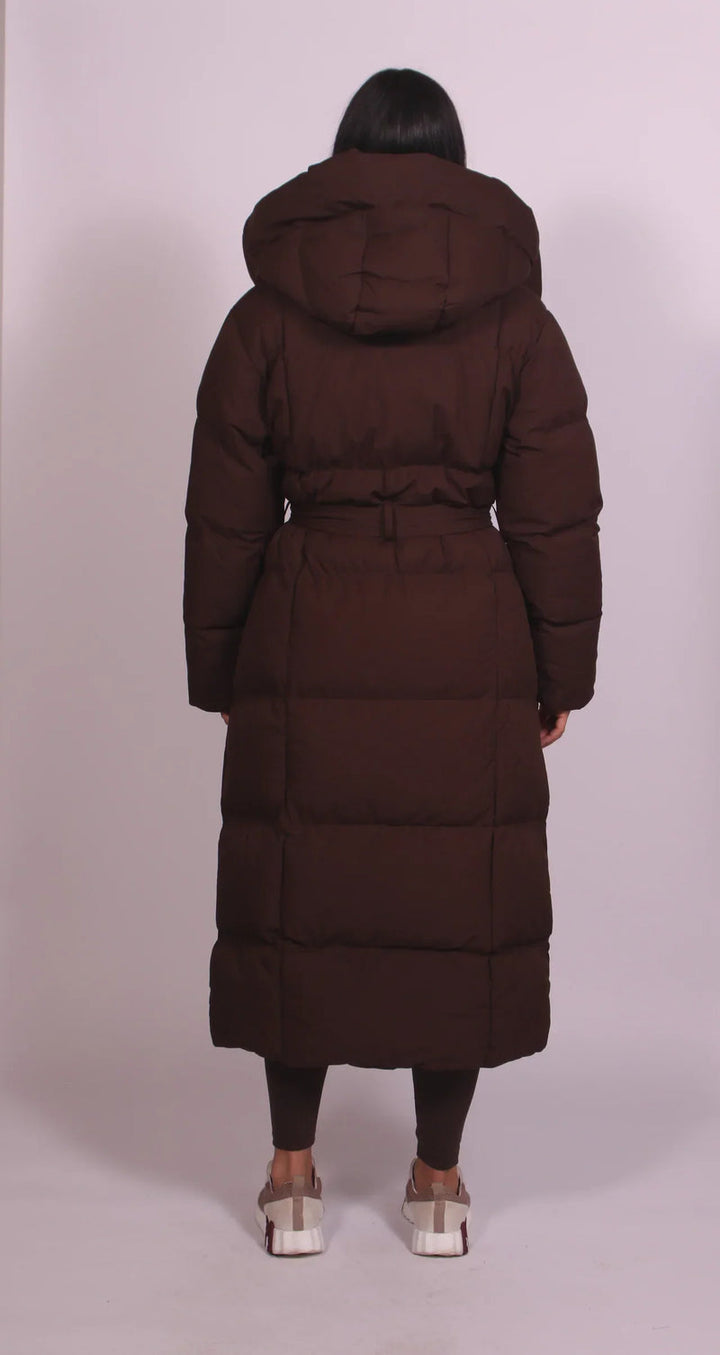 Kaelani - Hooded Warm Long Puffer Coat