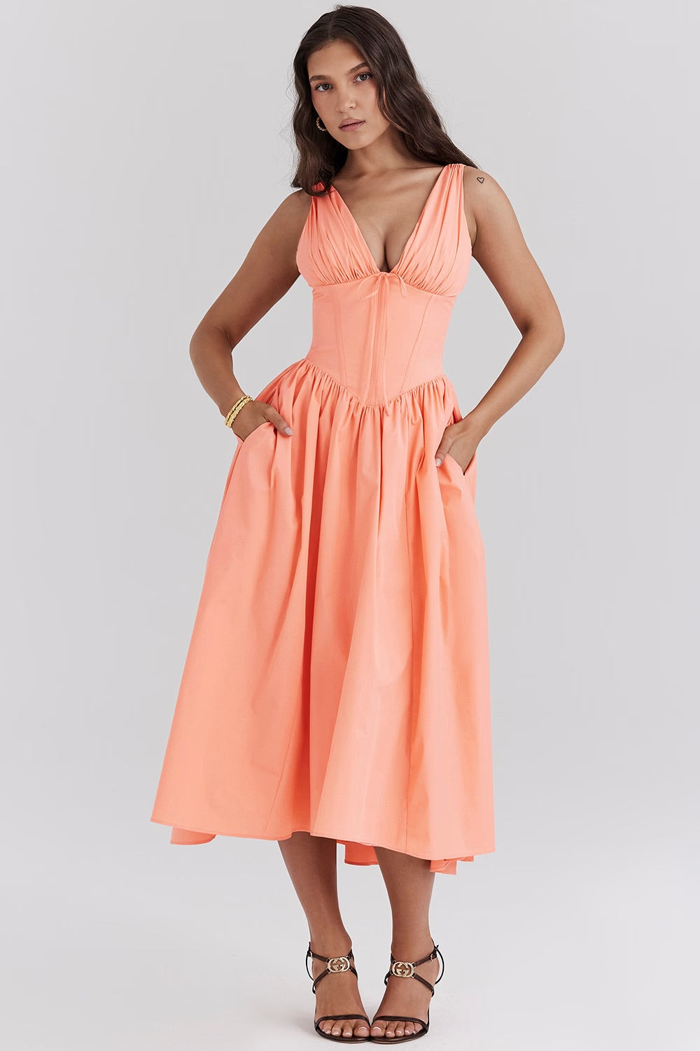 Gabriella Elegant Summer Dress - Elena Harper