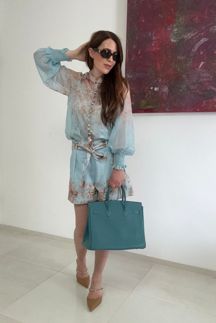 Colleen trendy two-piece set for summer, view 4 - Elena Harper
