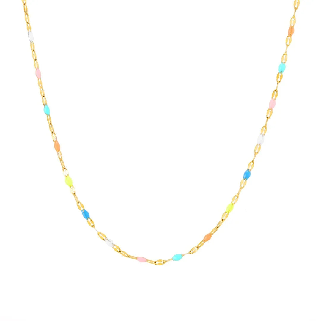 Noémie Delicate Colorburst Choker Multicolor Shine, view 3 - Elena Harper