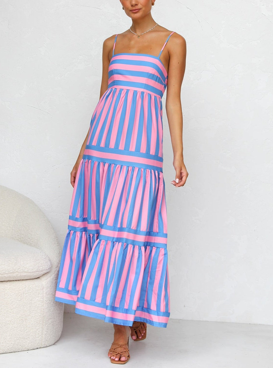Onaha Spaghetti Strap Maxi Dress - Elena Harper