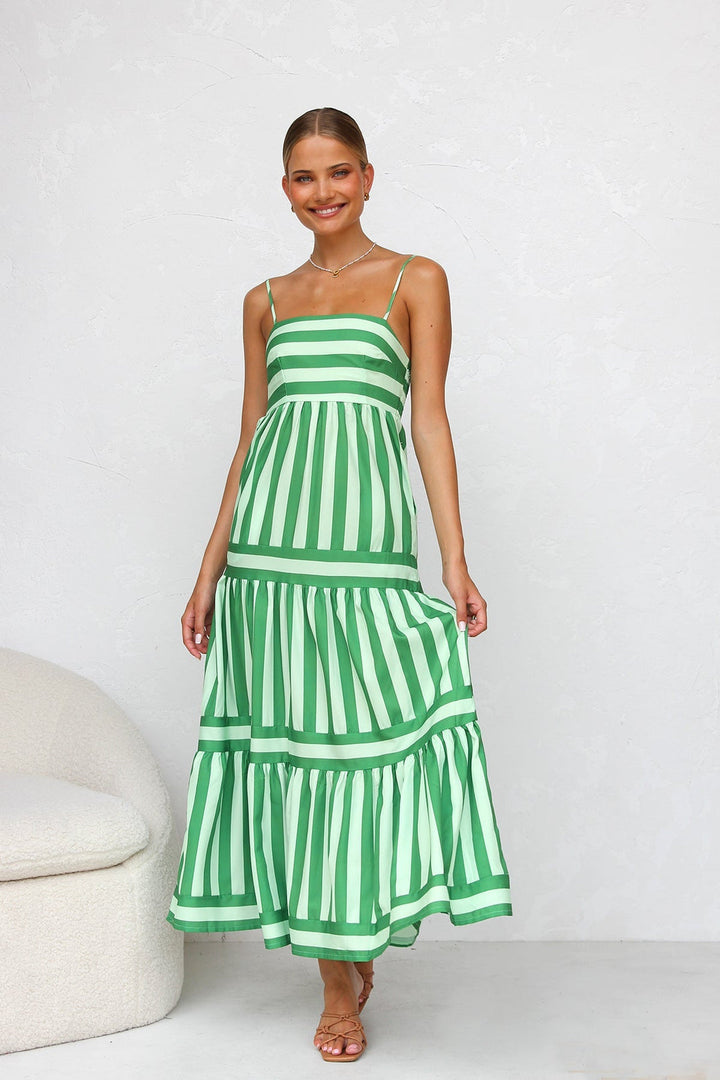 Onaha Spaghetti Strap Maxi Dress - Elena Harper