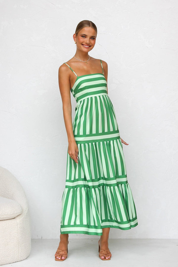 Onaha Spaghetti Strap Maxi Dress - Elena Harper