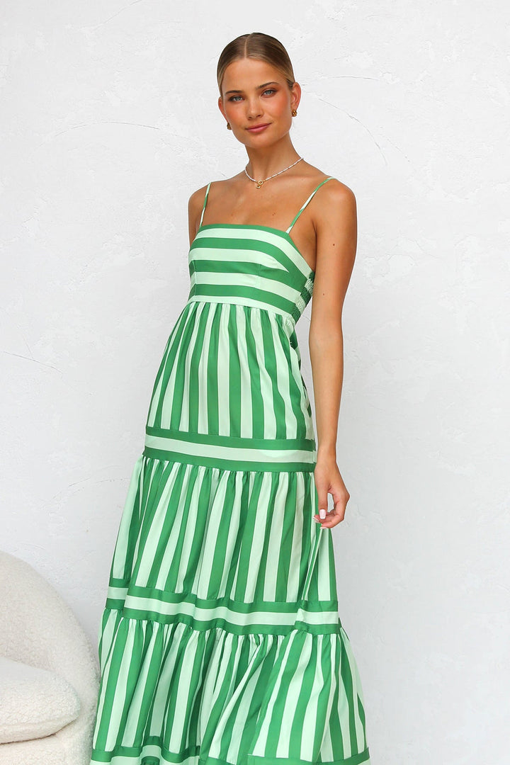 Onaha Spaghetti Strap Maxi Dress - Elena Harper