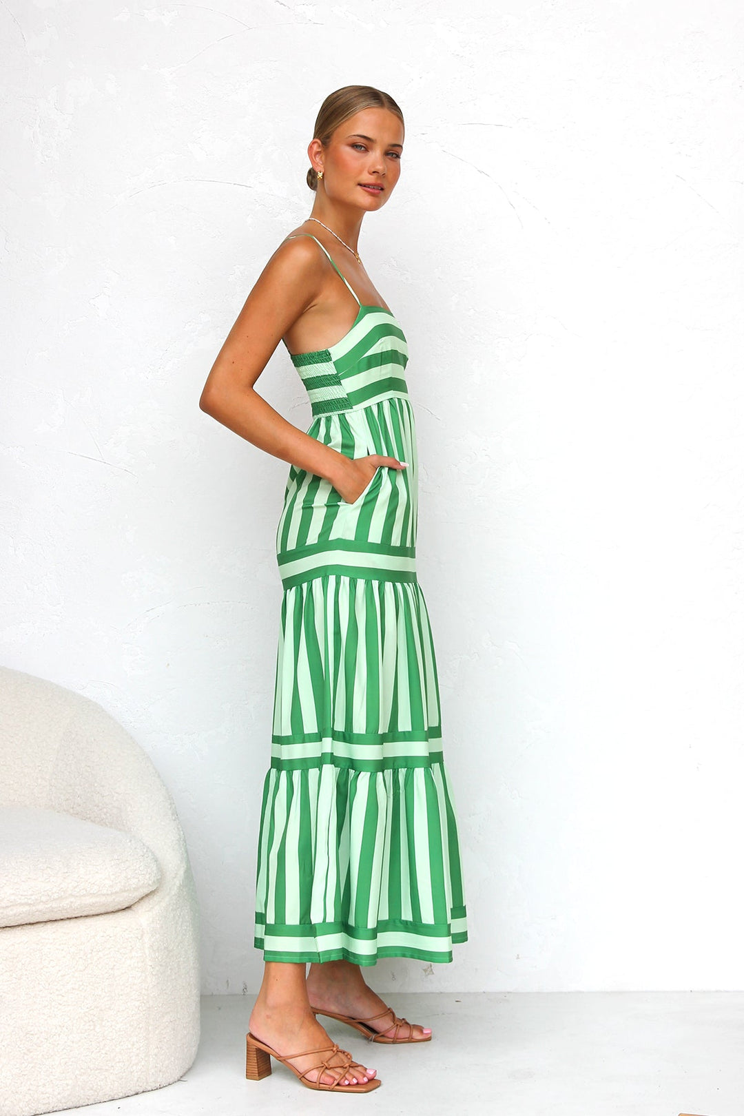 Onaha Spaghetti Strap Maxi Dress - Elena Harper
