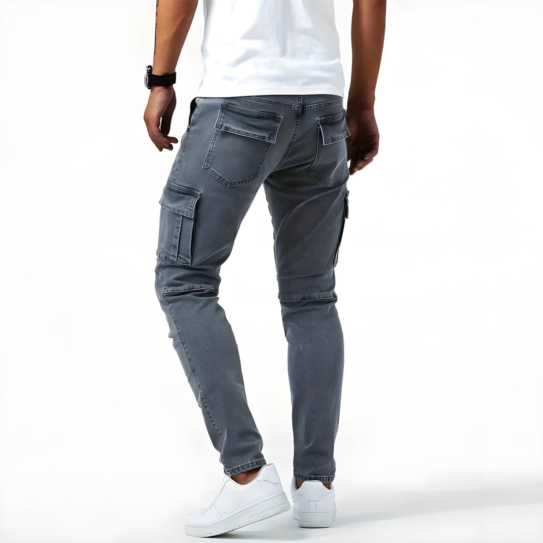 Tim | Men's Trendy Cargo Pants with Multiple Pockets and Slim Fit