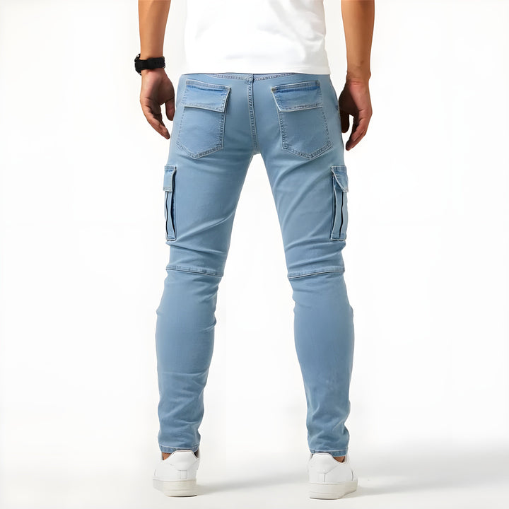 Tim | Men's Trendy Cargo Pants with Multiple Pockets and Slim Fit