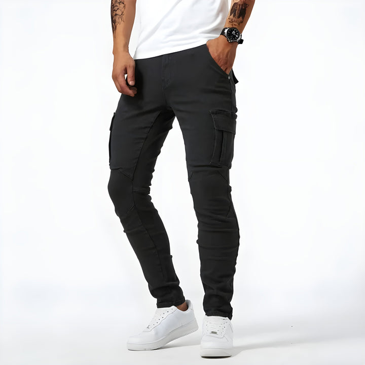 Tim | Men's Trendy Cargo Pants with Multiple Pockets and Slim Fit