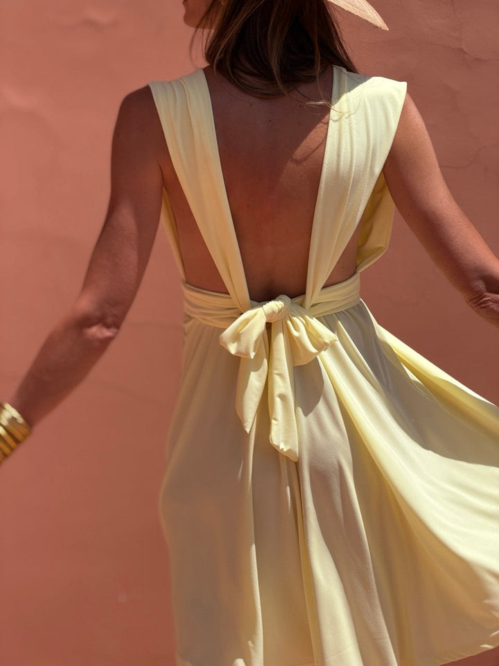 Marta Fluid Satin Dress - Elena Harper