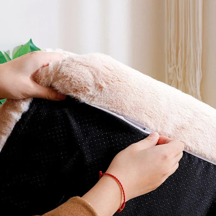 Cat's Luxury Sofa Lounge - Plush Pet Bed for Feline Comfort