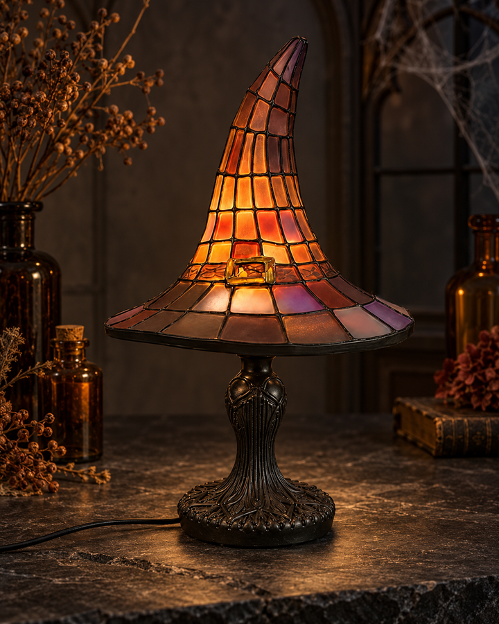 Halloween Witch Hat Table Lamp