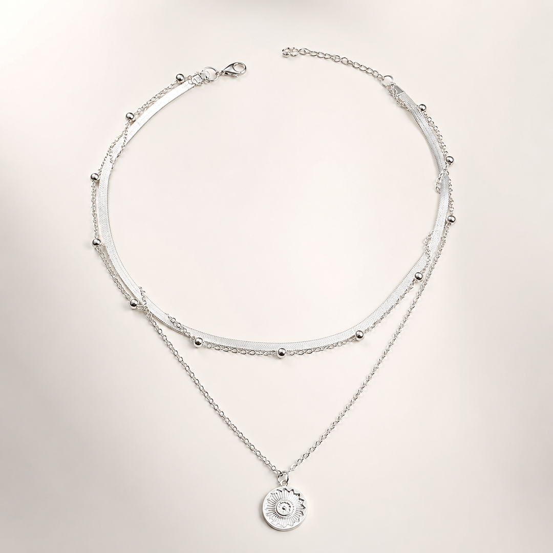 Shining Elegance Traditional Necklace, view 2 - Elena Harper