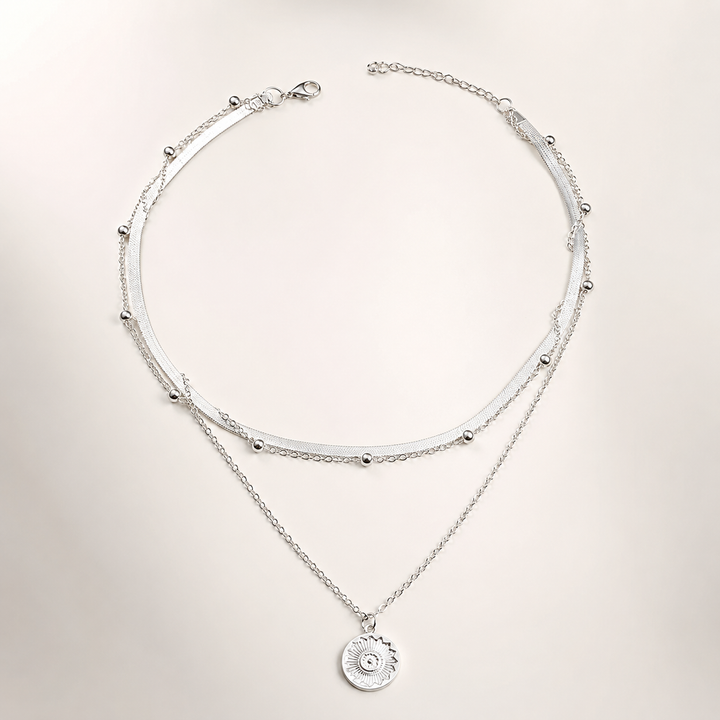Shining Elegance Traditional Necklace, view 2 - Elena Harper