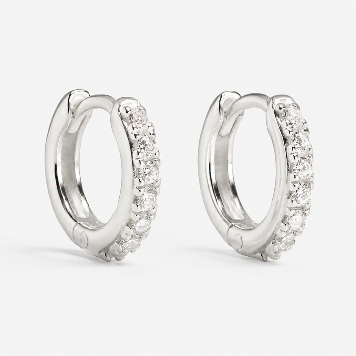 Cleo Micro-Pavé-Huggies with Sparkling Design - Elena Harper