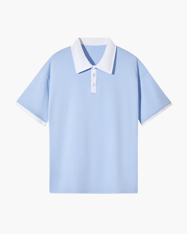 Harrington Oxford | Contrast Collar Polo Shirt For Men