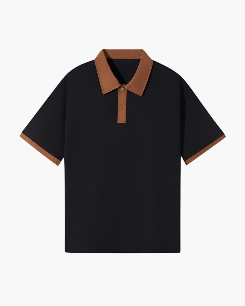 Harrington Oxford | Contrast Collar Polo Shirt For Men