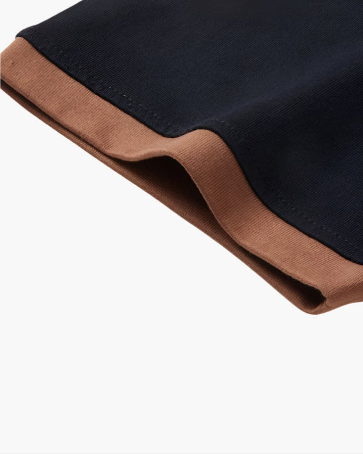 Harrington Oxford | Contrast Collar Polo Shirt For Men