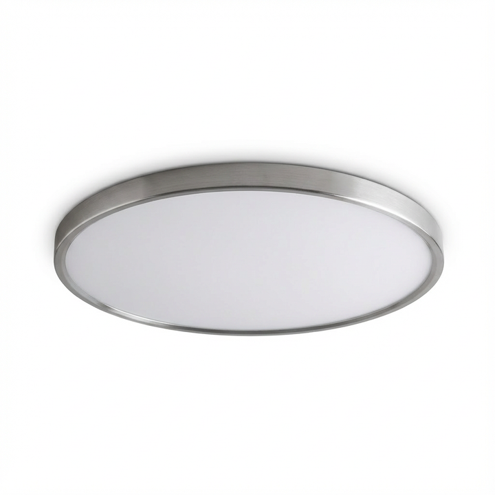 Round LED Ceiling Light with Gold Trim – Slim Design
