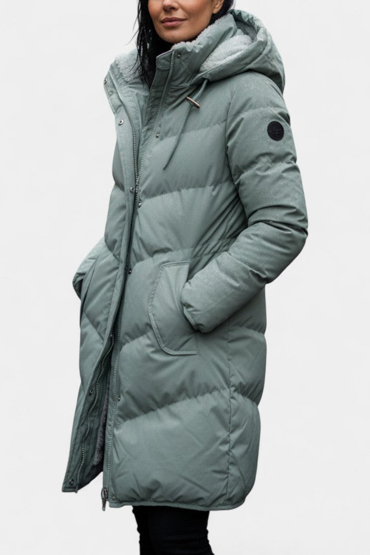 Coralind | Women's Hooded Winter Coat in Three Neutral Shades