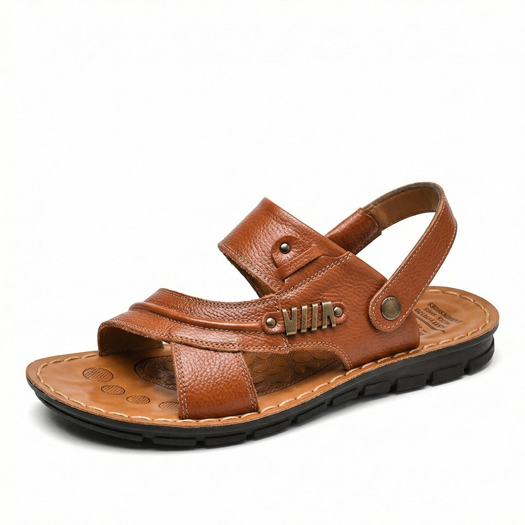 Open Toe Sandals with Adjustable Buckles for Men