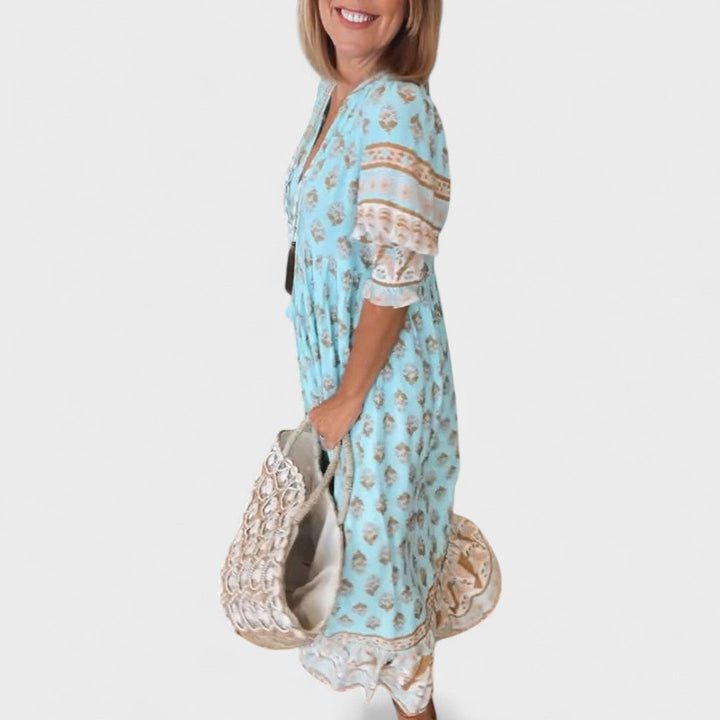 Inés Elegant Dress, view 4 - Elena Harper