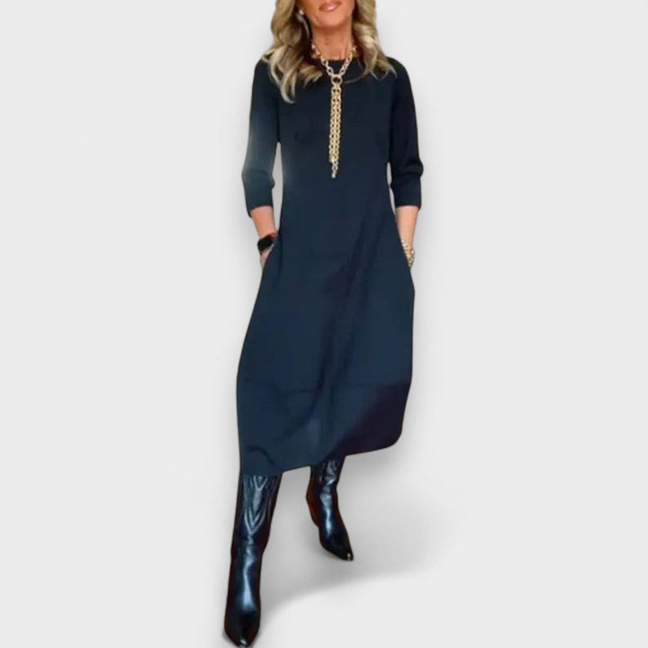 Isabel Elegant Dress, view 6 - Elena Harper