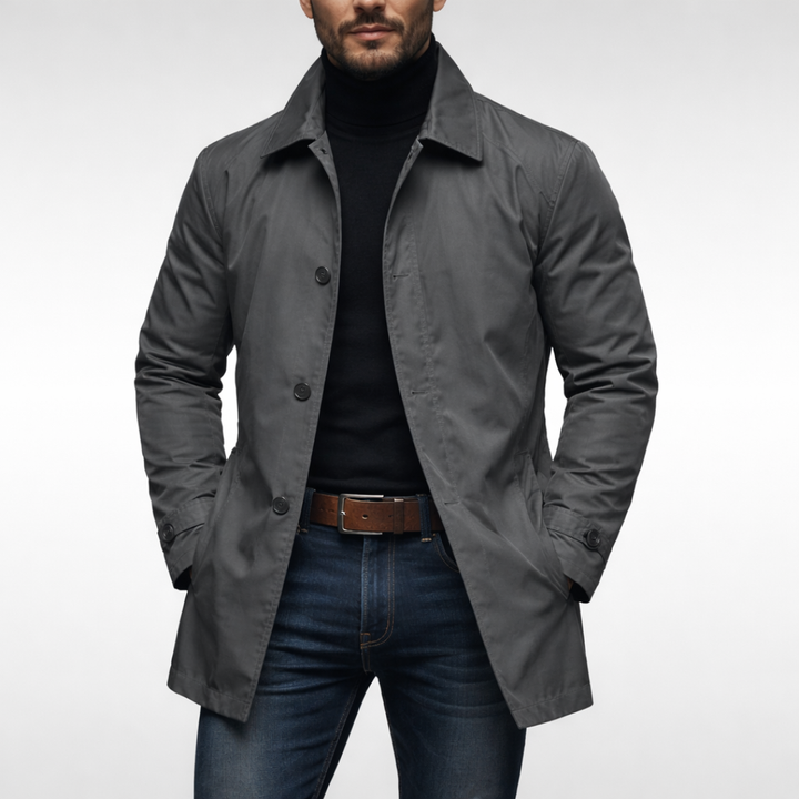 Classic Urban Coat for Men - Elena Harper