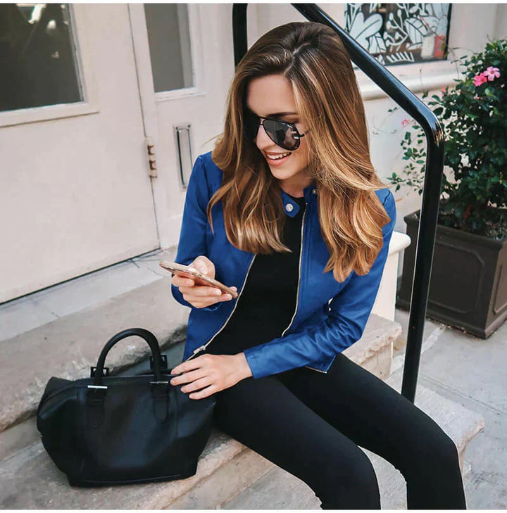 Sophia - Italian Leather Jacket