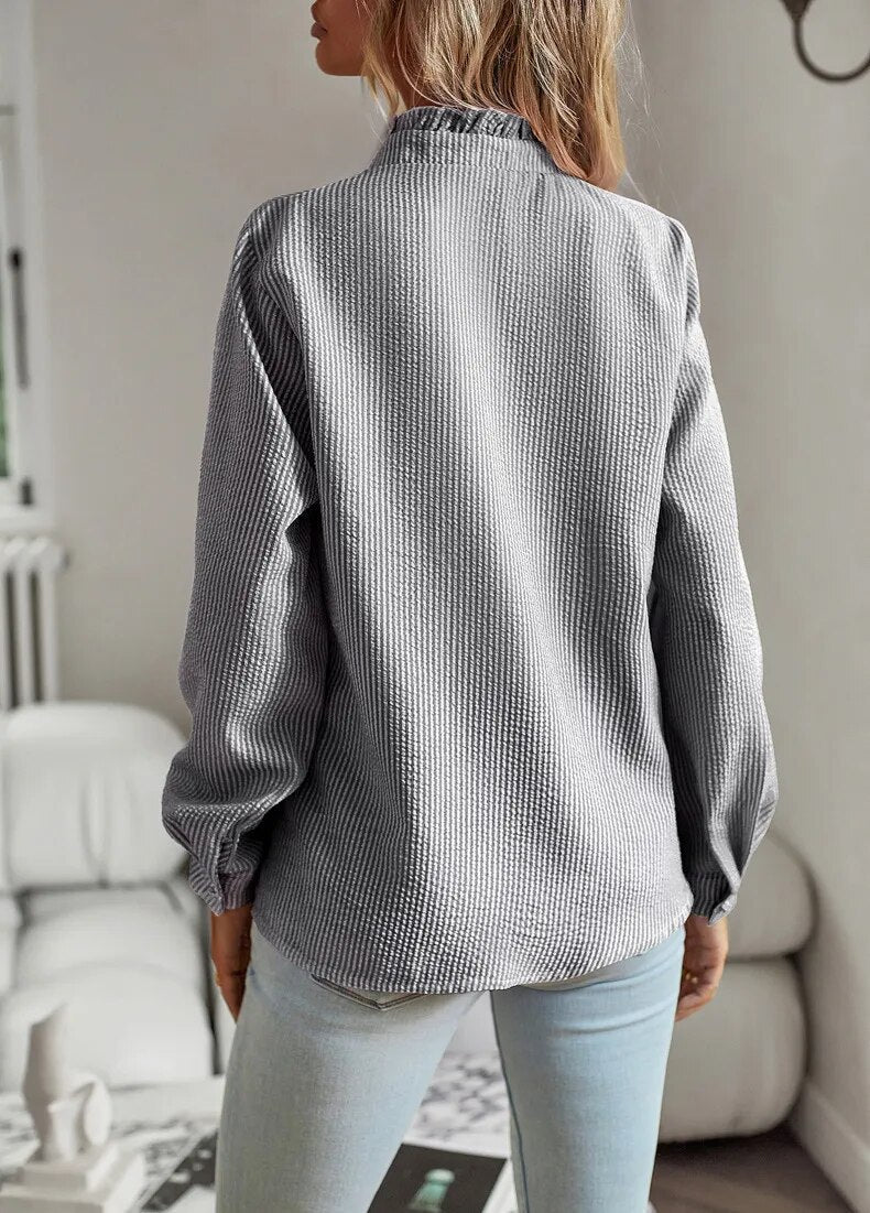 Agnete Elegant Blouse - Elena Harper