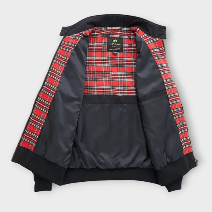 Lightweight Zip-Up Jacket for Men – High Collar Transitional Jacket