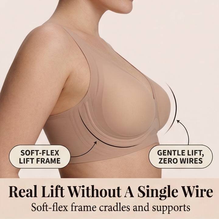 Airella Women's Wireless Deep V Supportive Bra - Elena Harper