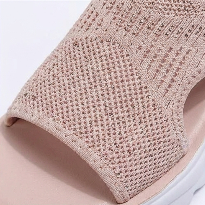 Caluna Cushioned Slip-On Platform Sandals - Elena Harper