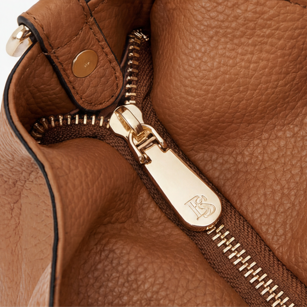 Carrina Soft Leather Everyday Hobo Bag - Elena Harper