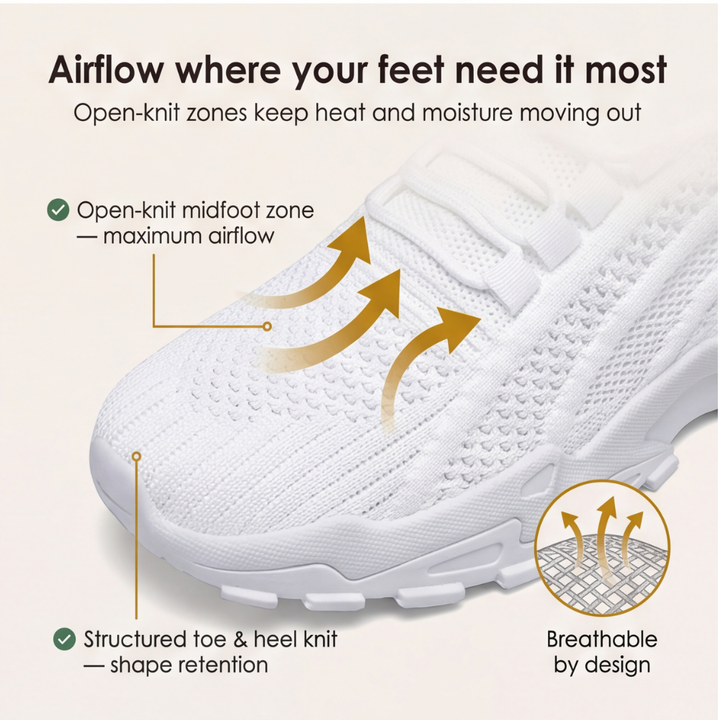 Airessa Breathable Mesh Sneakers for All Day Comfort - Elena Harper