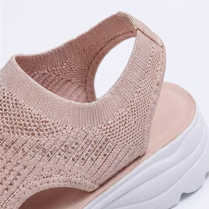 Caluna Cushioned Slip-On Platform Sandals - Elena Harper