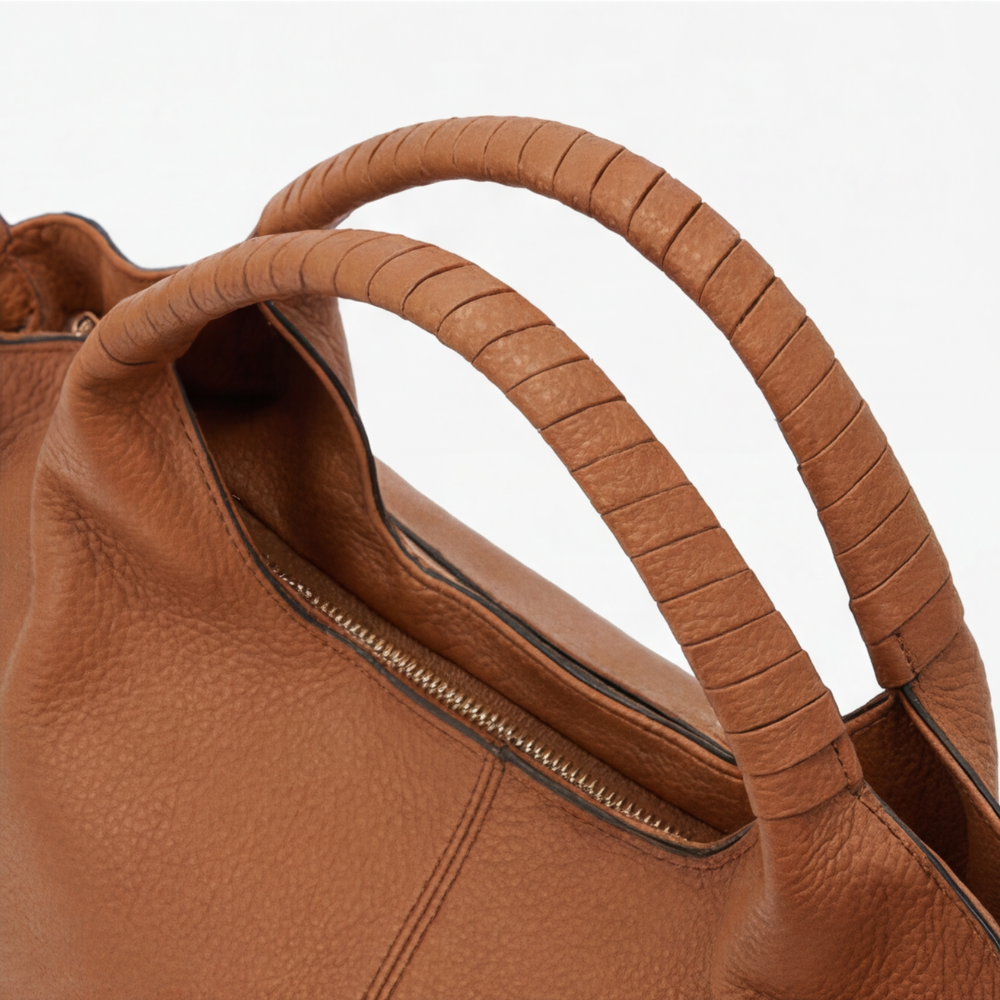Carrina Soft Leather Everyday Hobo Bag - Elena Harper