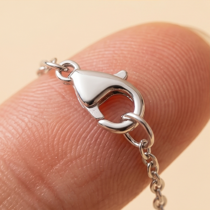 Aluma Guardian Angel Wing Necklace with Cubic Zirconia