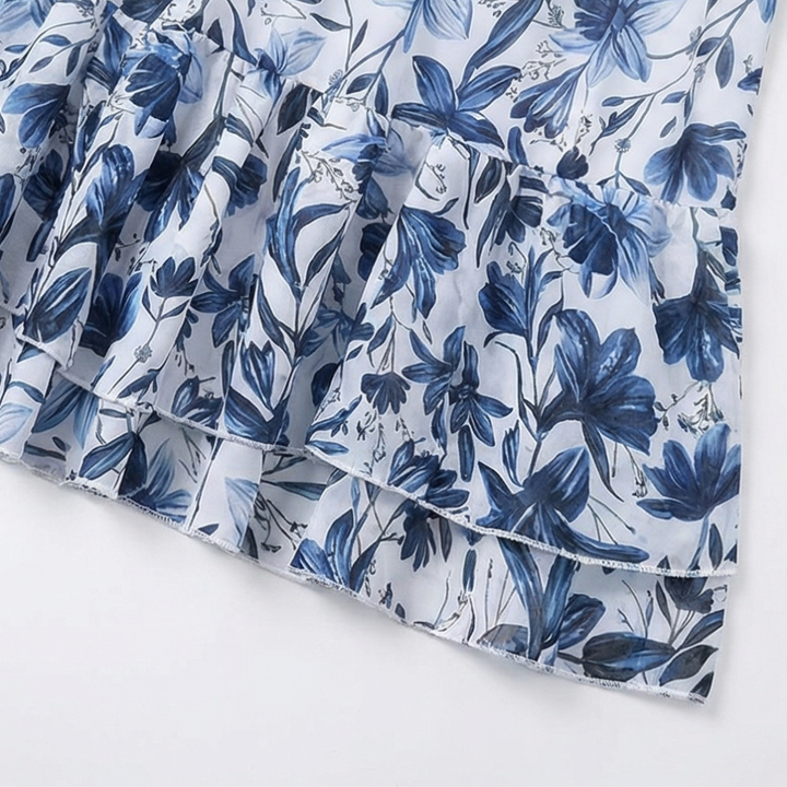 Coralina Floral Swimsuit and Matching Skirt Set - Elena Harper