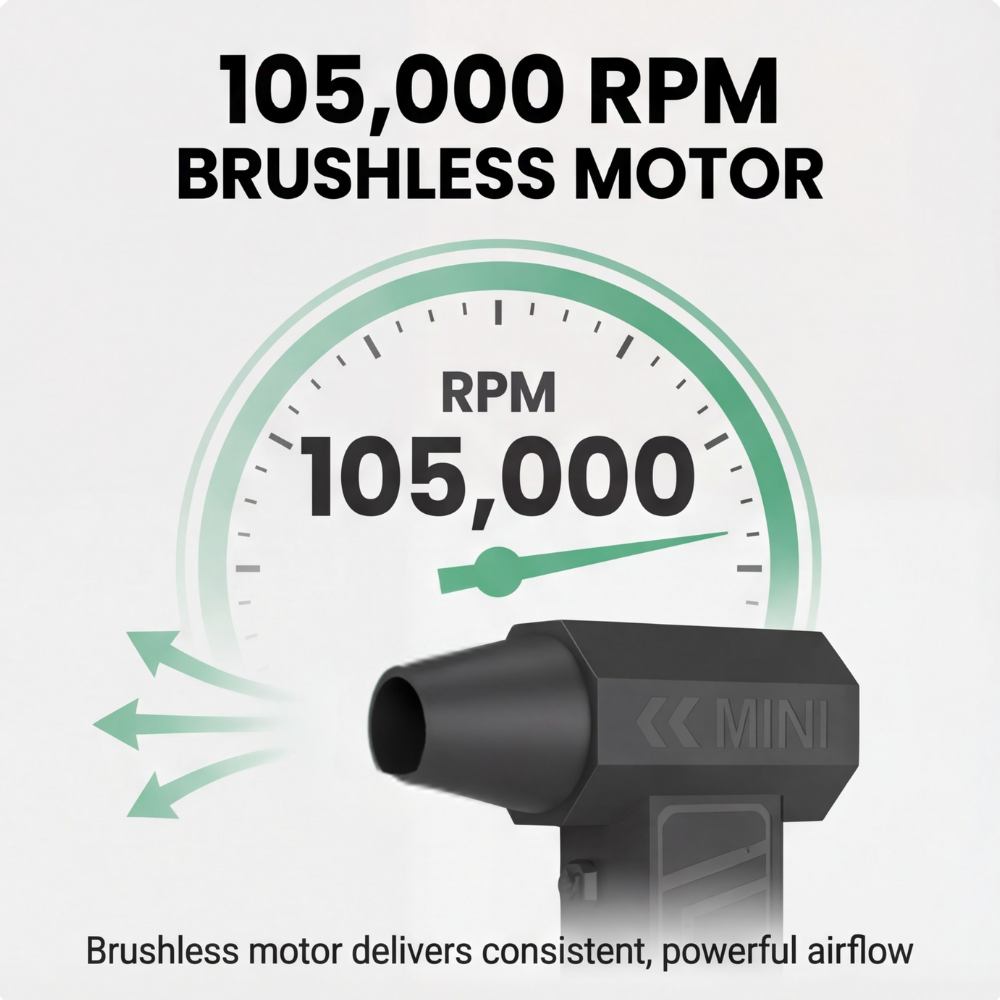 Dustbolt Cordless Air Blower for Electronics and Car - Elena Harper