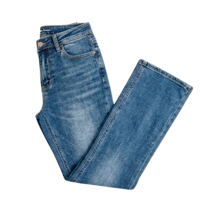 Denalia Tummy-Smoothing Bootcut Jeans - Elena Harper