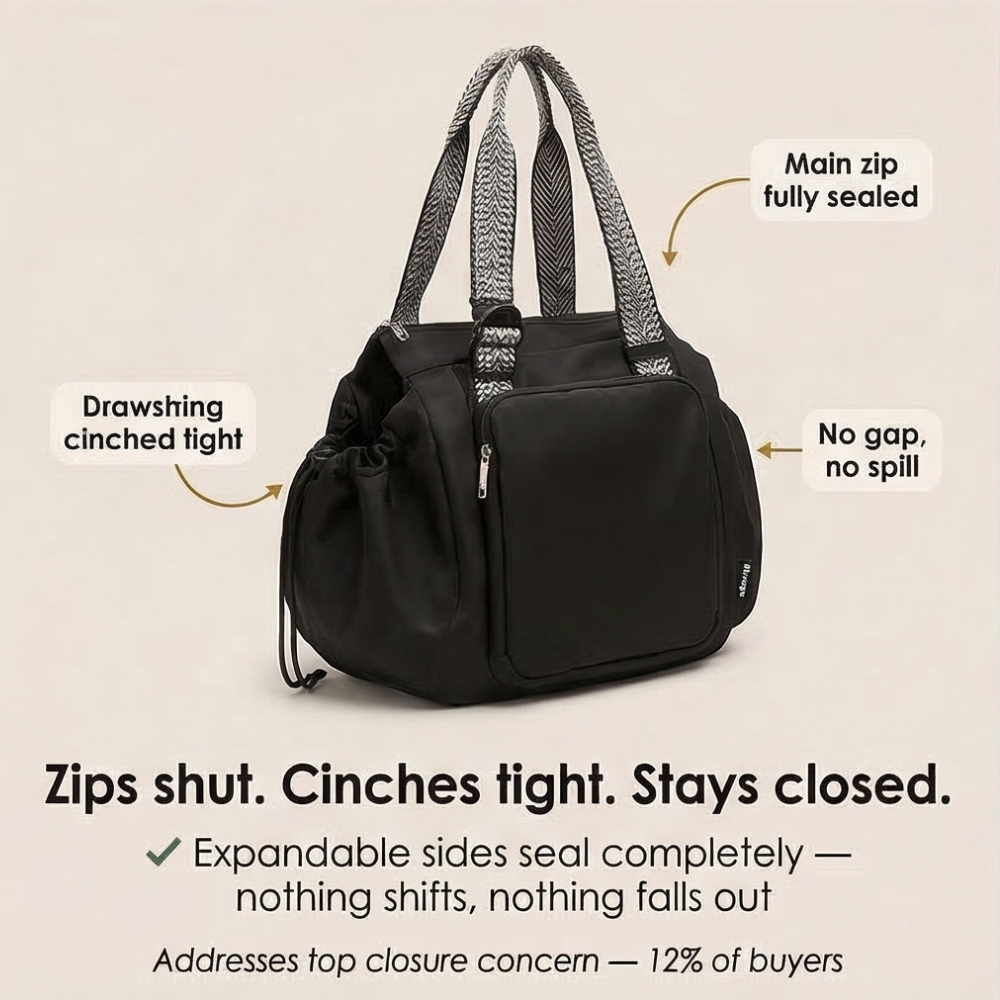 Carrova Organized Everyday Tote with Backpack Straps - Elena Harper