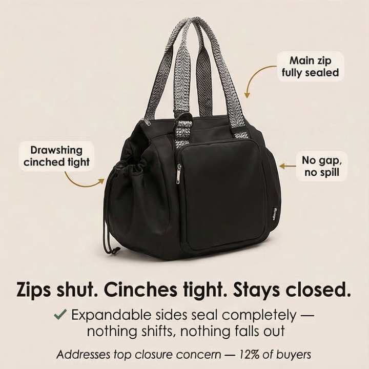 Carrova Organized Everyday Tote with Backpack Straps - Elena Harper
