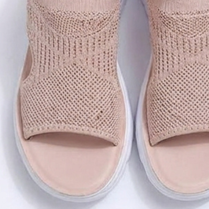 Caluna Cushioned Slip-On Platform Sandals - Elena Harper