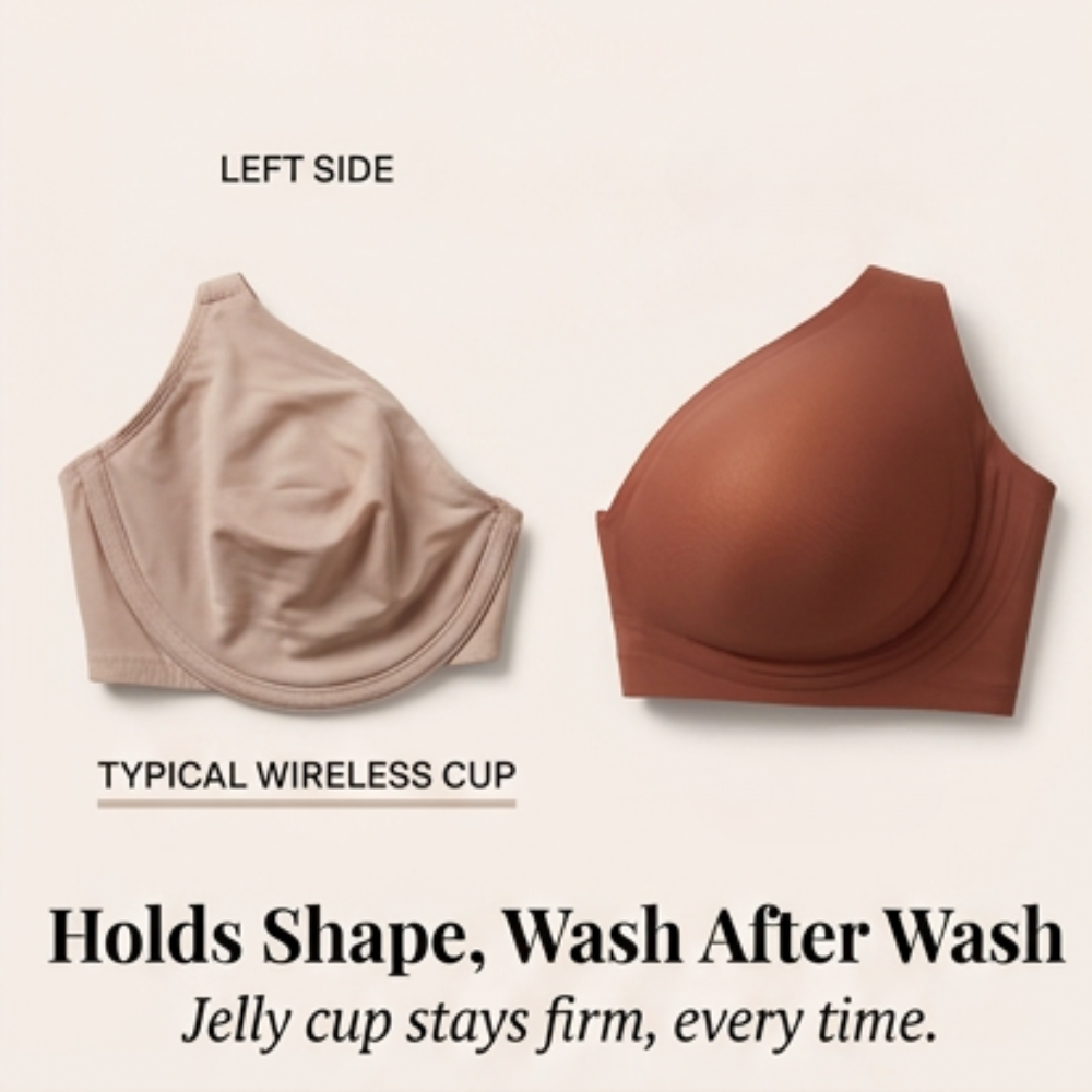 Comforel Women's Wireless Deep-V Support Bra - Elena Harper