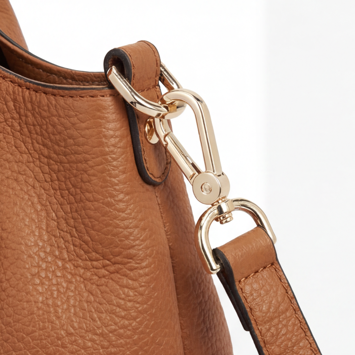 Carrina Soft Leather Everyday Hobo Bag - Elena Harper